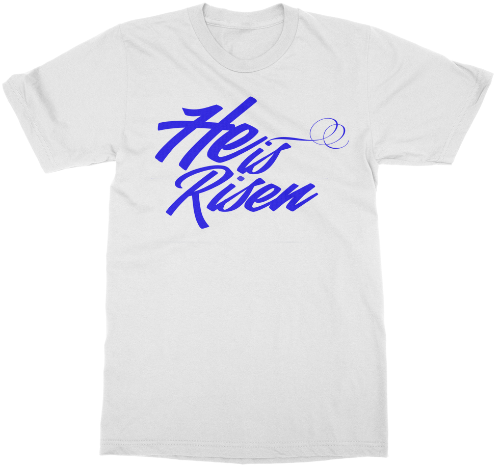 He Is Risen ﻿ Adult T-shirt - Active Shirt (1024x1024), Png Download