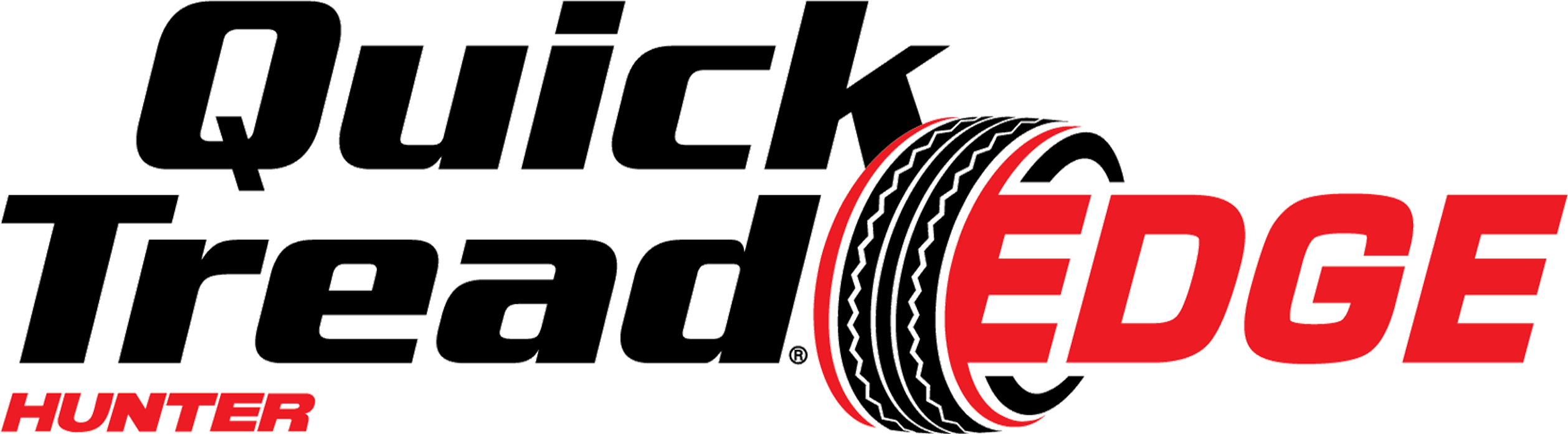 Quick Tread Edge Logo - Carmine (2525x1467), Png Download