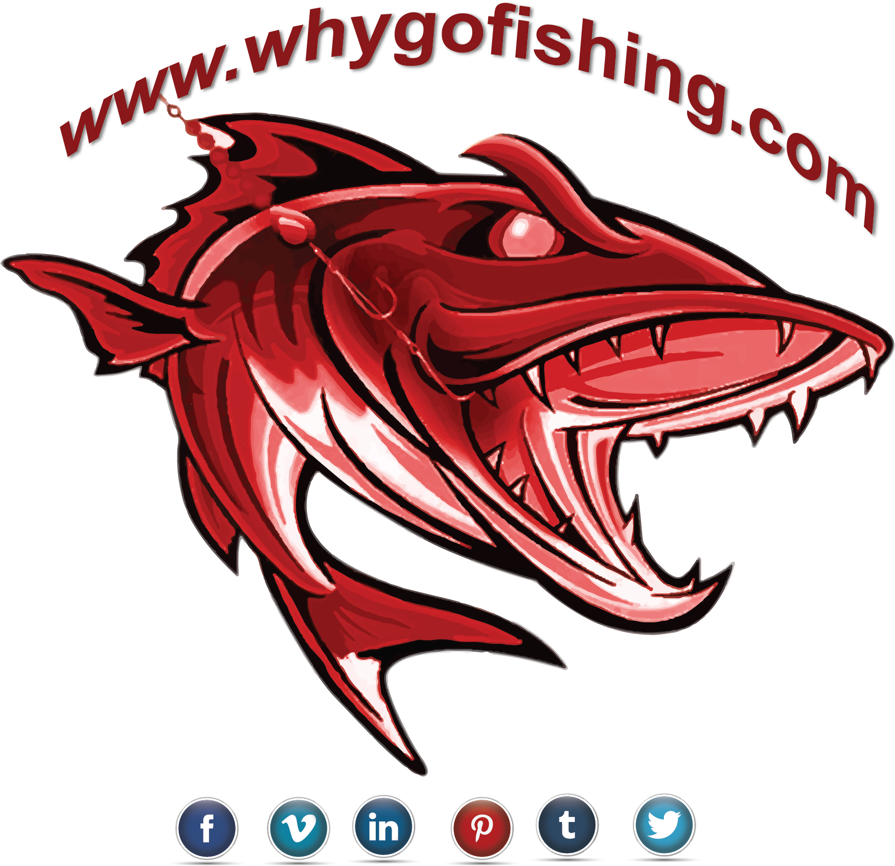 Why Go Fishing Logo - Illustration (2311x2242), Png Download
