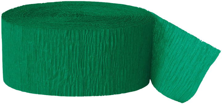 Emerald Green Crepe Paper Streamer - Papier Crepon Vert (720x720), Png Download