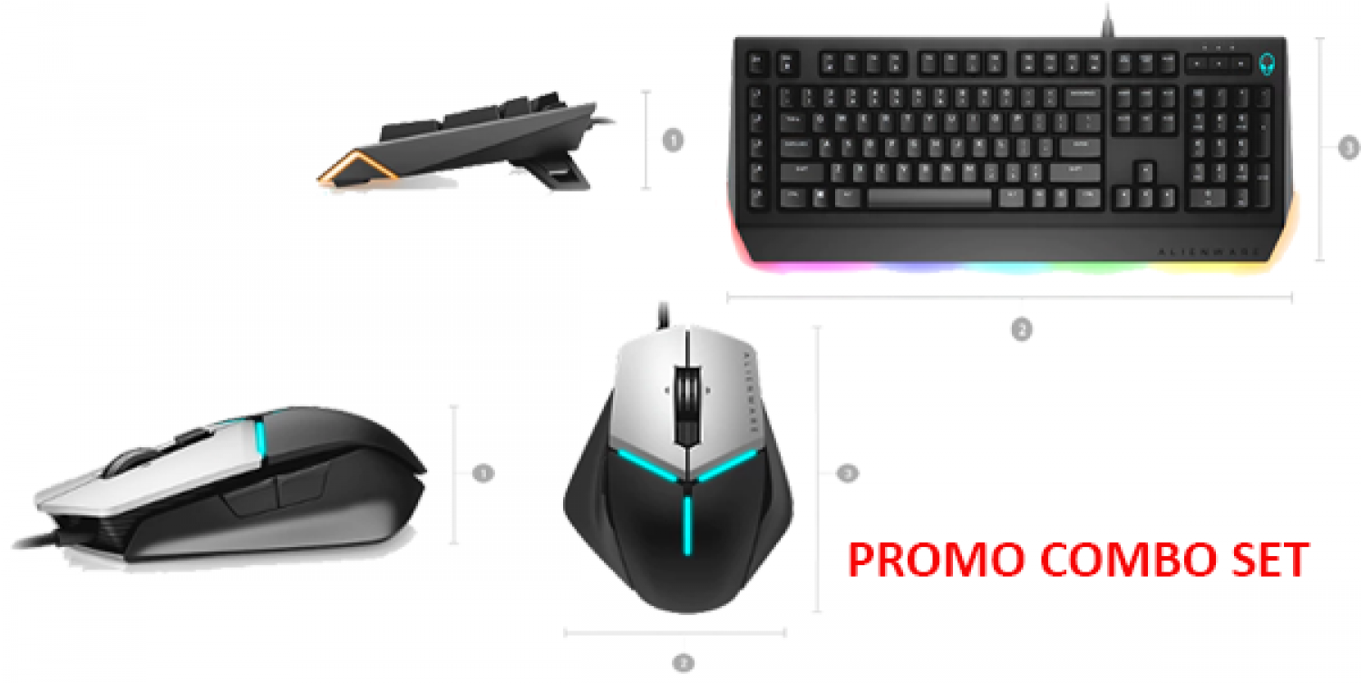 Alienware Aw568 Advanced Gaming Mechanical Keyboard - Mouse (1500x1500), Png Download