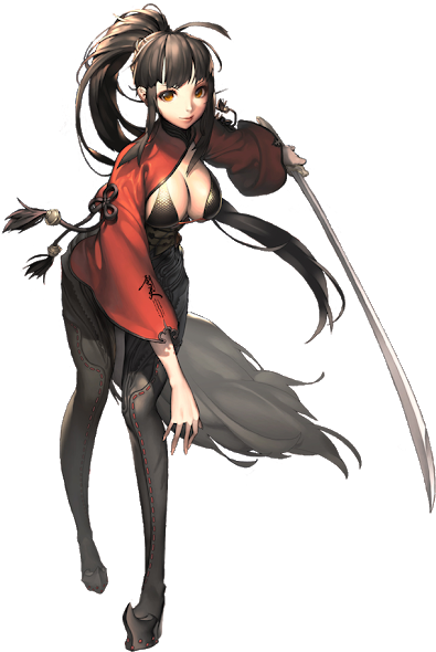 How To Get Blade And Soul Items Free Design By Tournedisque - Blade And Soul Render (508x800), Png Download