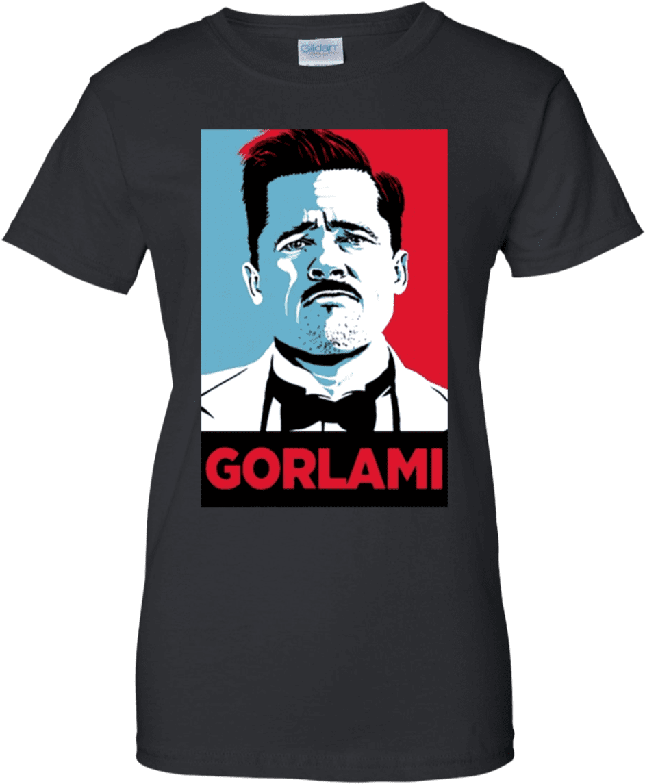 Brad Pitt Gorlami Ingloriuous Basterds T-shirt - Love Ny T Shirts (1155x1155), Png Download