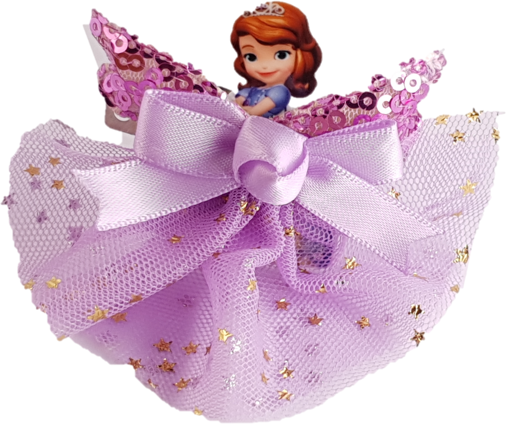 2nos Cute Handmade Hair Clip, Purple Color, Princess - Doll (2048x2048), Png Download