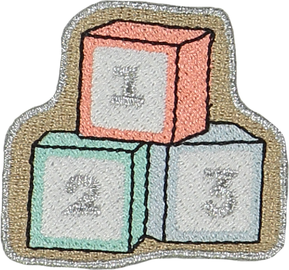 Blocks Patch - Illustration (1000x936), Png Download