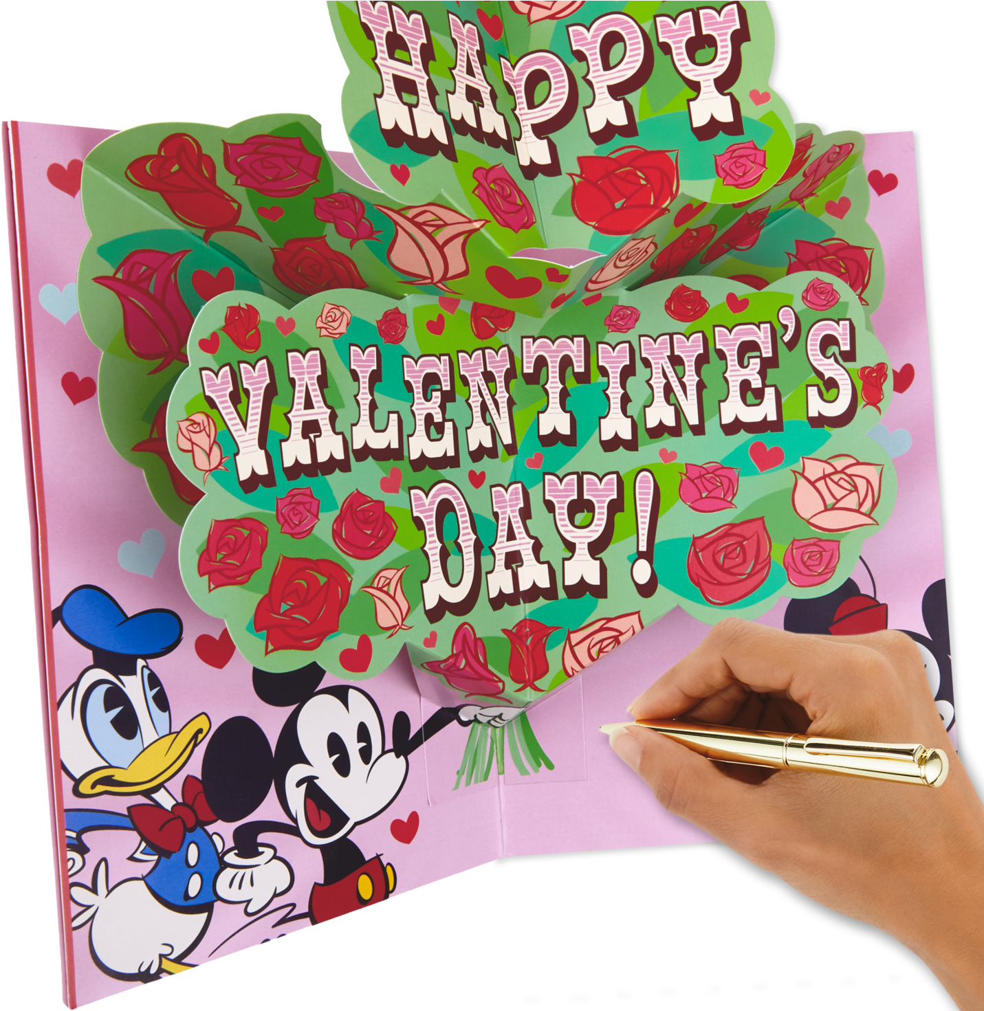 Mickey Mouse Wait For It Pop Up Valentine's Day - Cartoon (1470x1470), Png Download