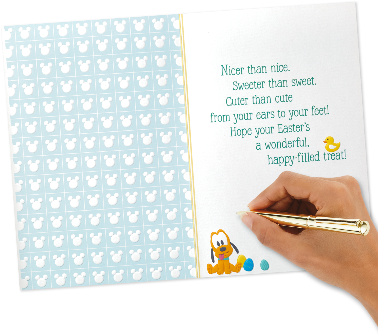 Disney Mickey Mouse First Easter Card For Baby - Paper (1470x1470), Png Download