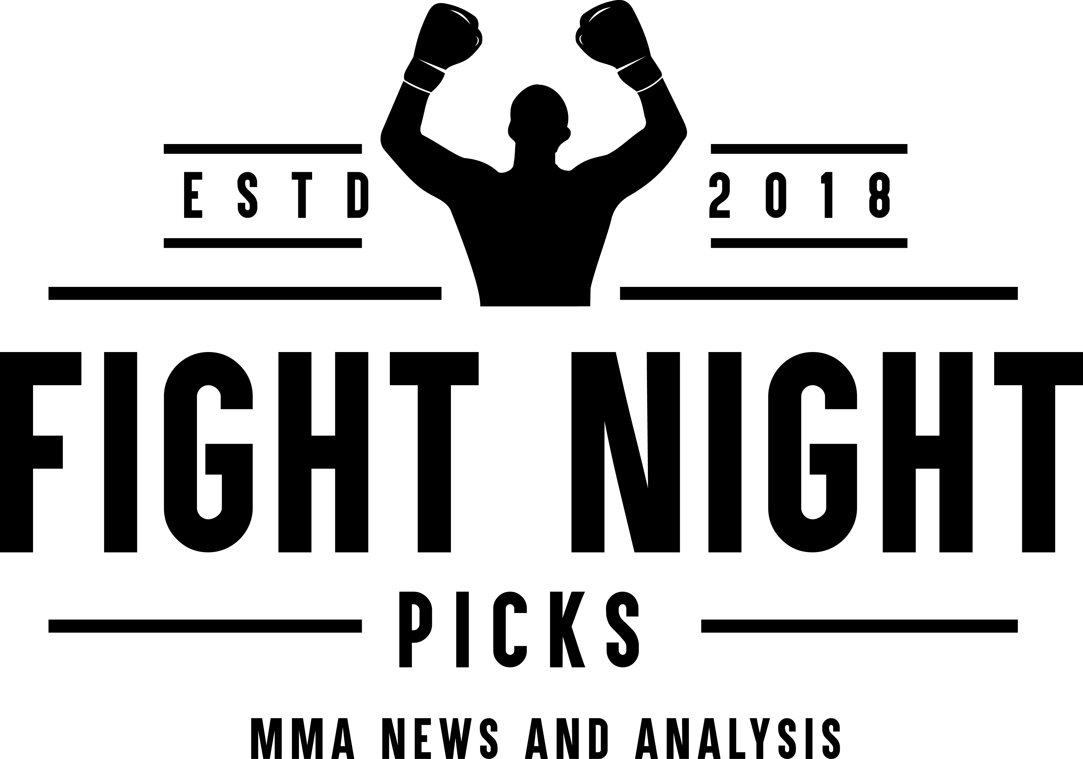 Vegas Mma Fans Rejoice, Ufc 235 Set To Please - Silhouette (3706x2598), Png Download