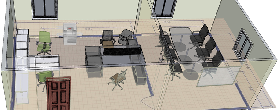 A Variety Of Offices - 300 Sq Ft Office Space (1024x360), Png Download