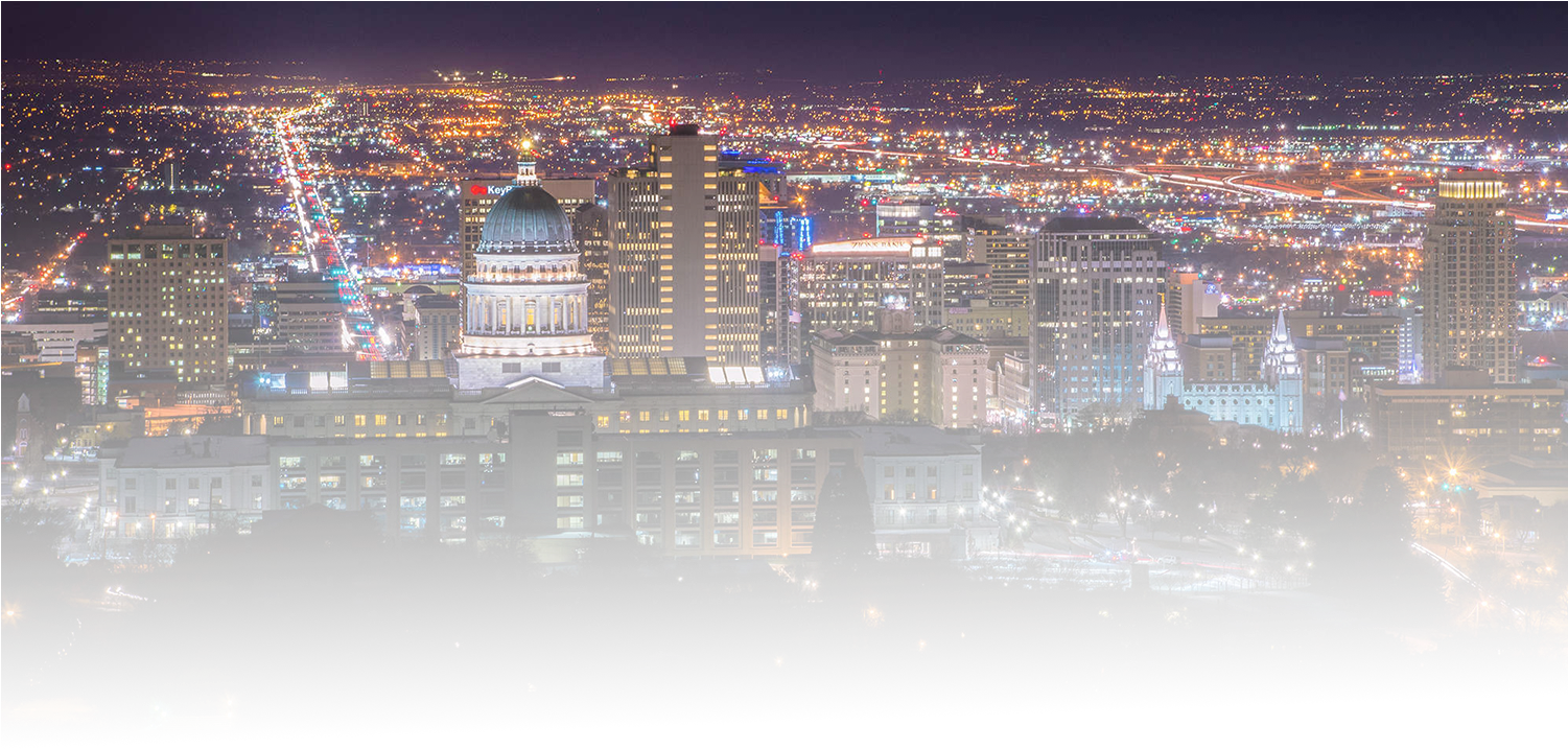 Salt Lake City 1 Background - Cityscape (1500x923), Png Download