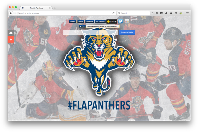 Nhl Florida Panthers New Tabby Brand Thunder, Llc - Florida Panthers (700x470), Png Download