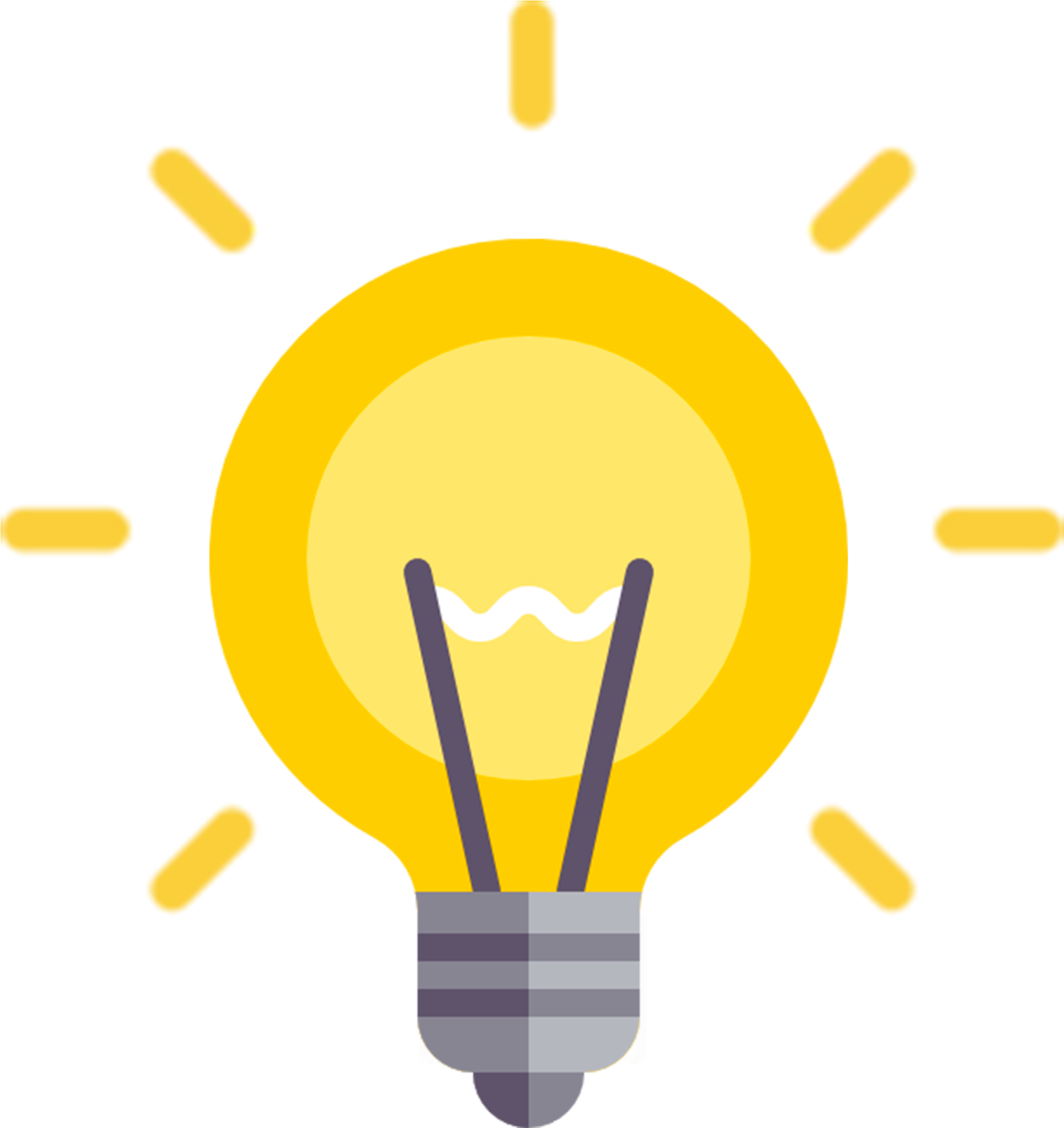 Icons Light Idea Computer Lighting Incandescent Bulb - Idea Png Logo (2362x2362), Png Download