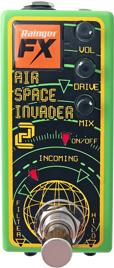 Rainger Fx Air Space Invader 2 Overdrive Pedal - Effects Unit (1000x1000), Png Download