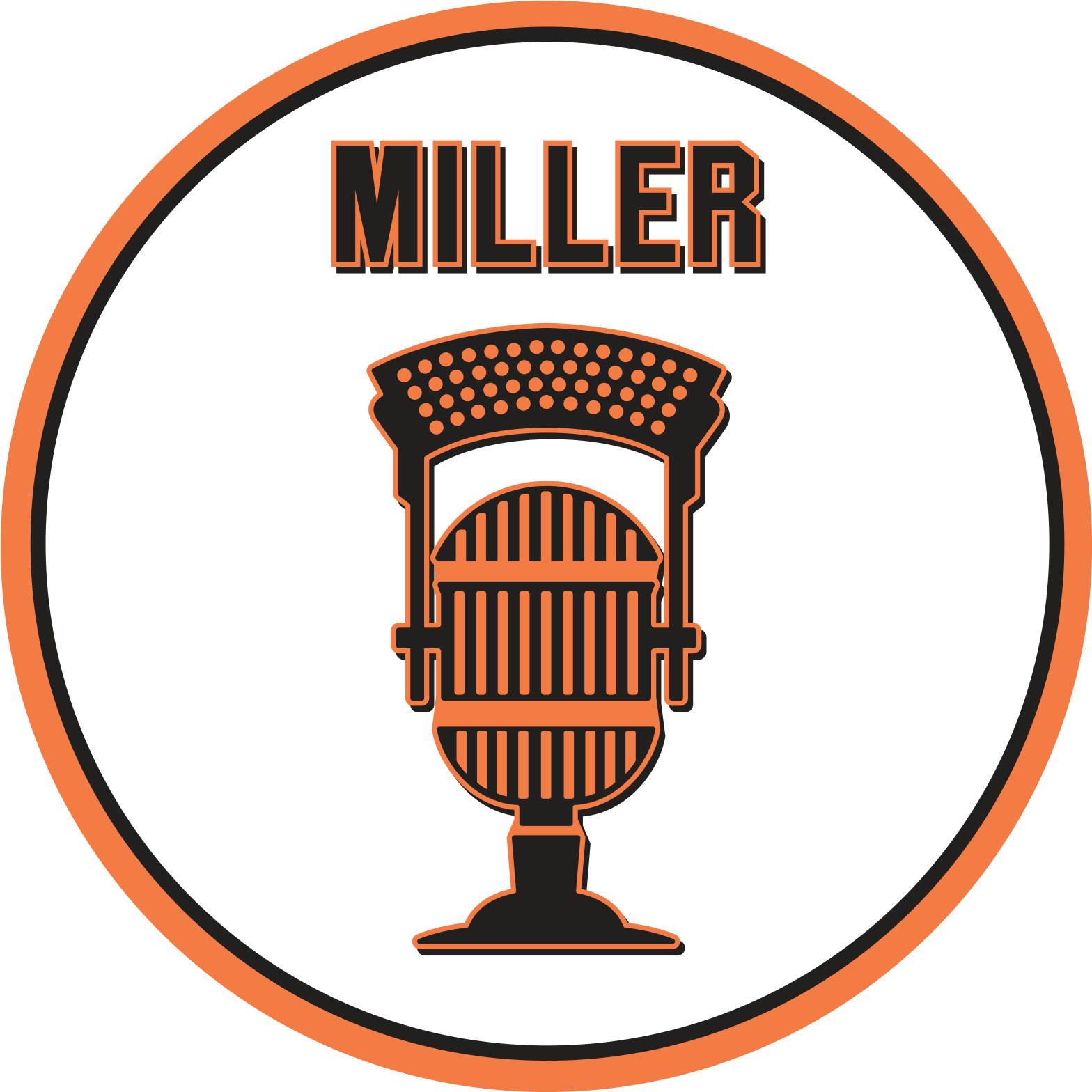 Jon Miller Microphone Sticker - Jon Miller (1600x1600), Png Download