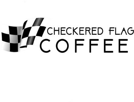 Checkered Flag Coffee - Calligraphy (560x560), Png Download
