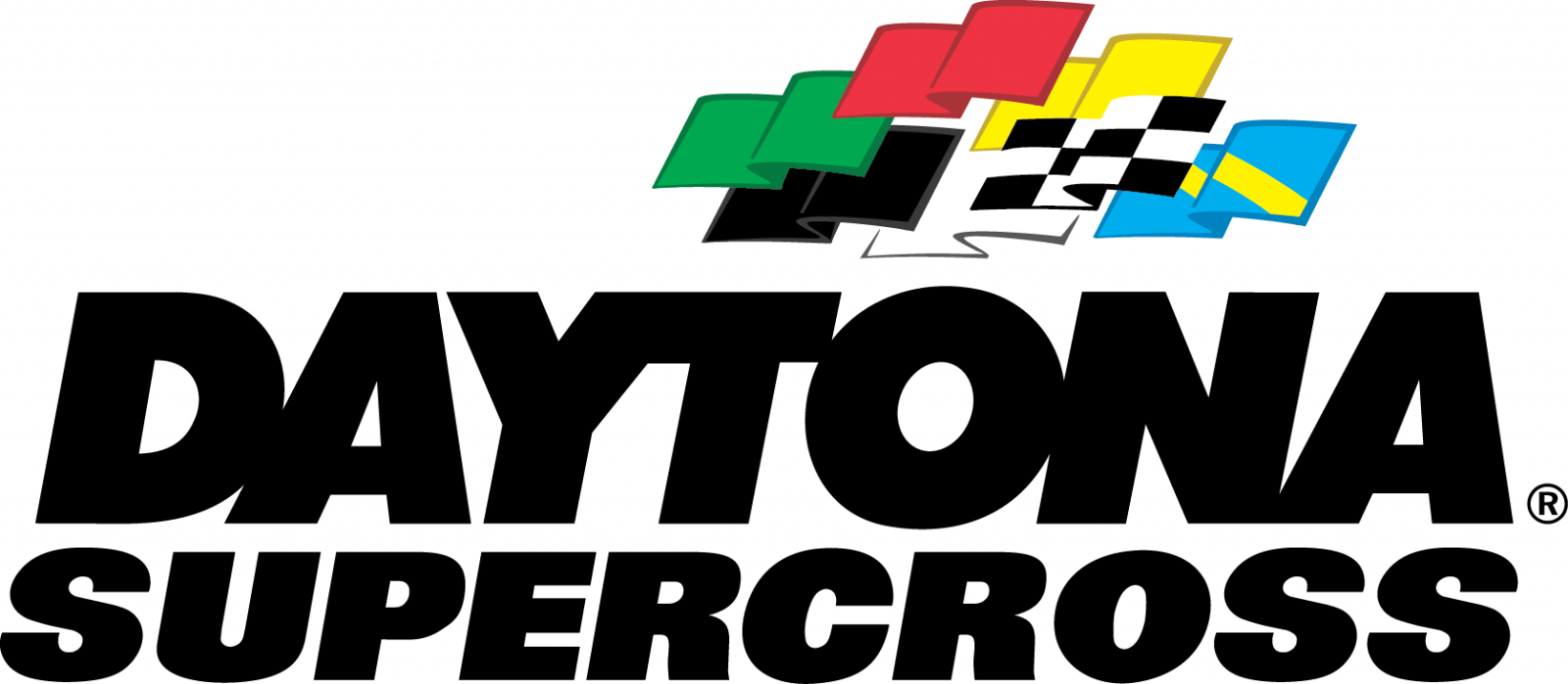 2019 Daytona Supercross Checkered Flag Challenge - Daytona 500 (1600x699), Png Download