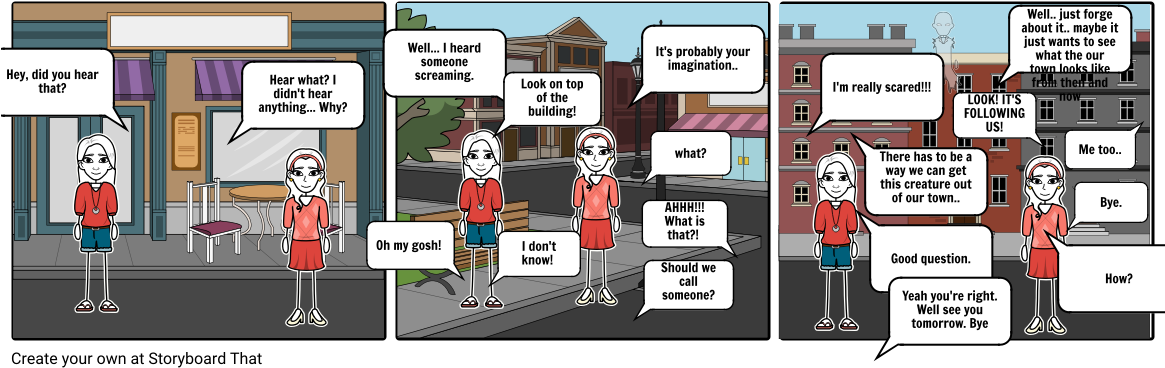 The Creature - Cartoon (1164x385), Png Download