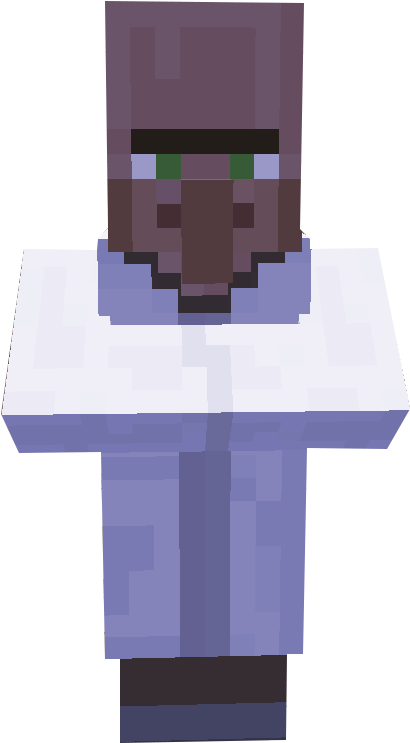 Interact With Villagers To Try To Trade With Them - Fictional Character (491x845), Png Download