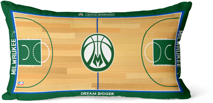 Milwaukee Bucks Lumbar Pillow - Phoenix Suns (1024x1024), Png Download