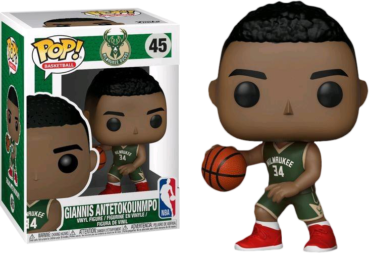 Image - Giannis Antetokounmpo Pop Figure (731x501), Png Download