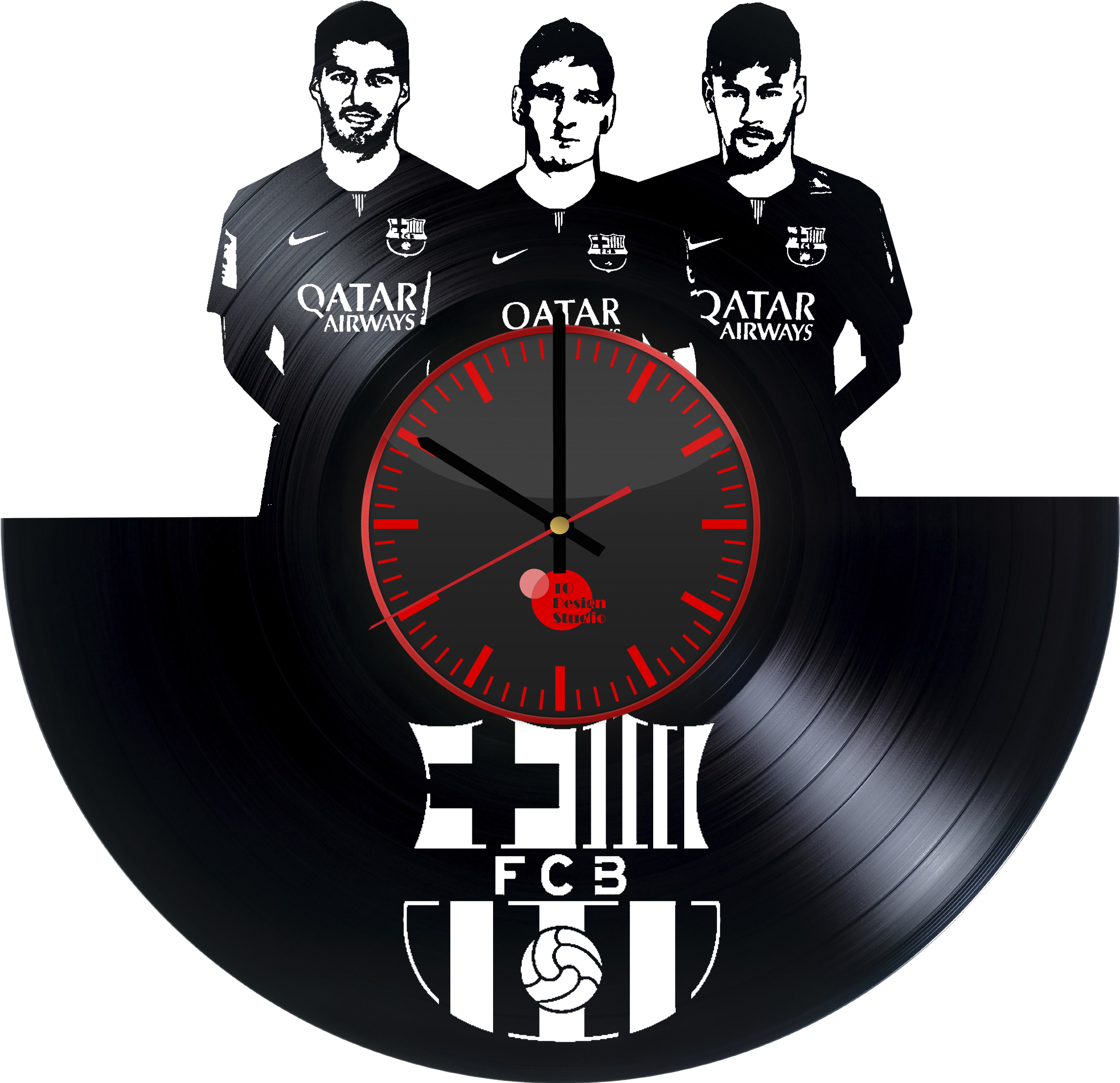 4016 X 4016 2 - Barcelona Vinyl Clock (4016x4016), Png Download