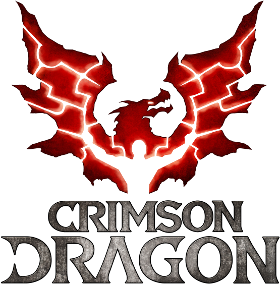 Crimson Dragon Logo (600x600), Png Download