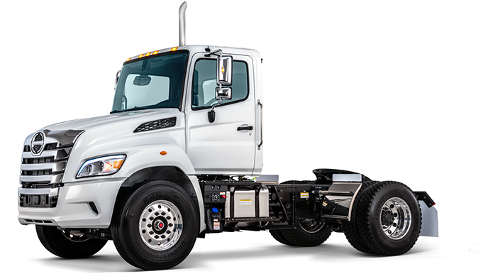 330-360hp - Hino Truck (776x485), Png Download