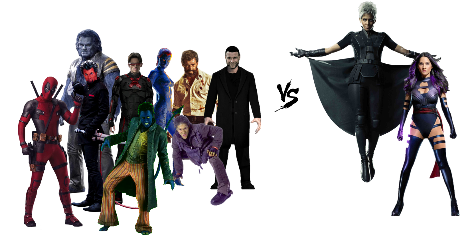 7) Storm & Psylocke - Superhero (1686x835), Png Download