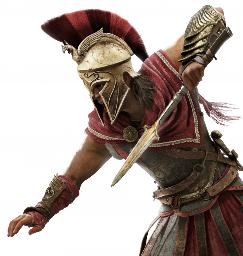 Log In / Register - Assassin's Creed Odyssey Alexios (800x846), Png Download