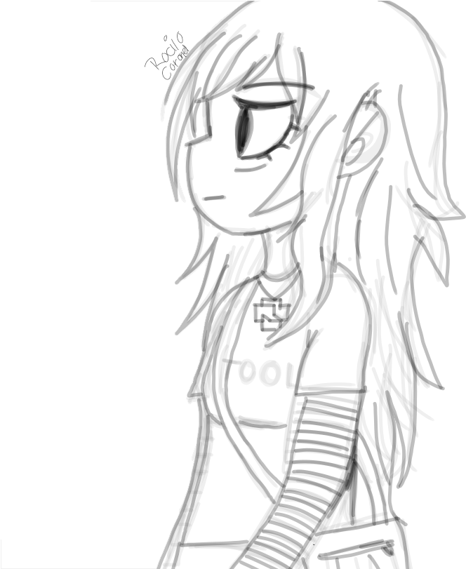 Sho Al Estilo Scott Pilgrim Uwu - Line Art (810x810), Png Download