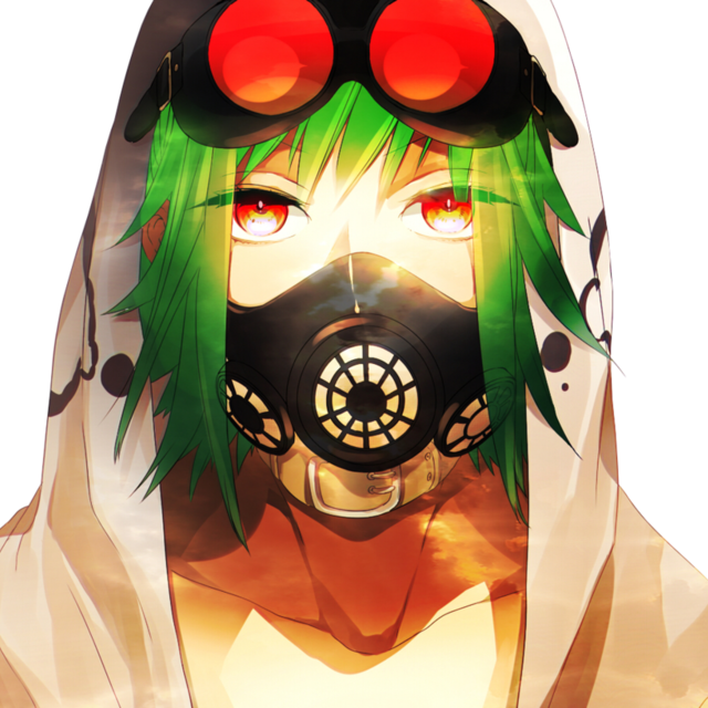 Laurel - Cool Gas Mask Anime (640x640), Png Download