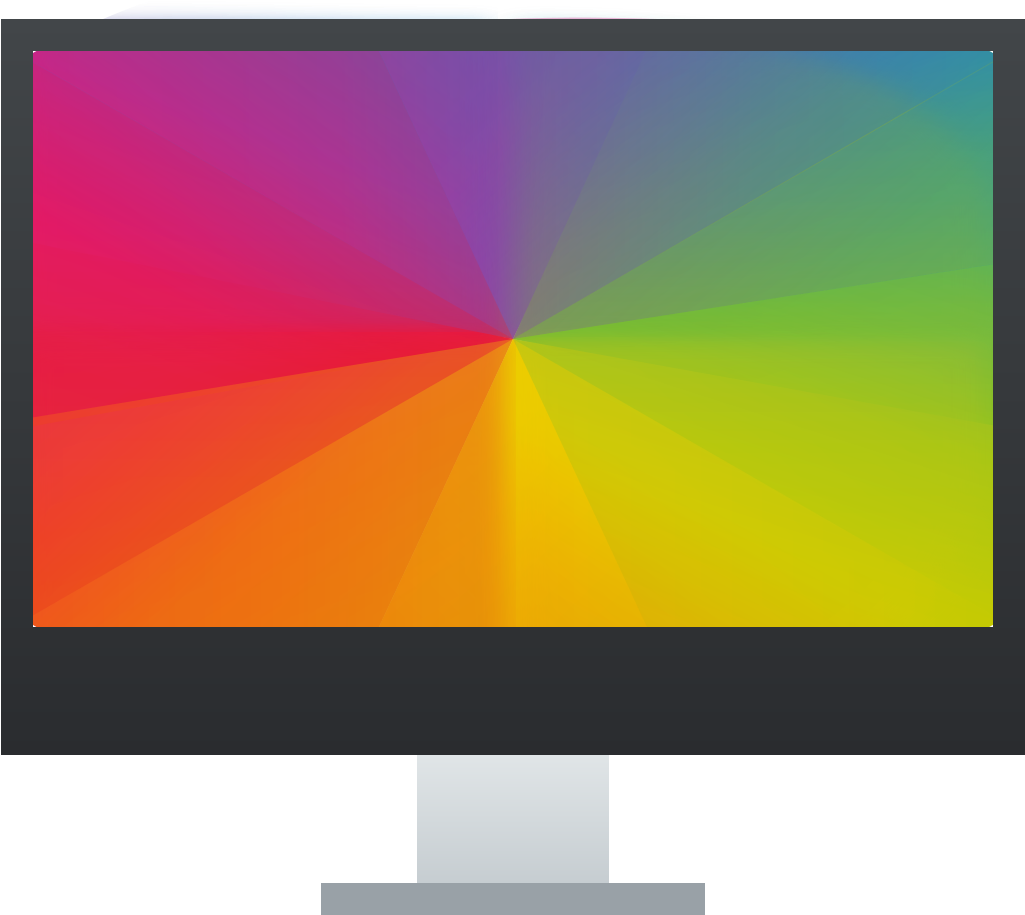 Breezeicons Apps 32 Preferences Desktop Display Color - Led-backlit Lcd Display (1024x1024), Png Download