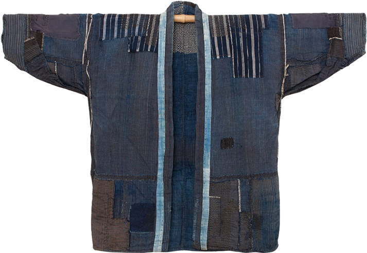 Orime - Japanese Farmer Boro Jacket (800x563), Png Download