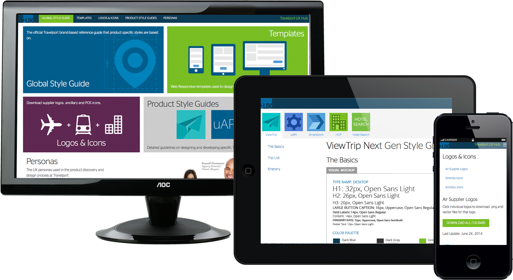 Image Transparent Stock Corporate Ux Style Guide On - Output Device (1910x1076), Png Download