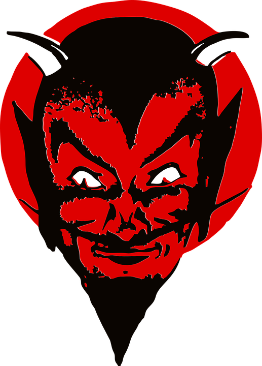 Hell Clipart Devil Face - Duivel Png (517x720), Png Download