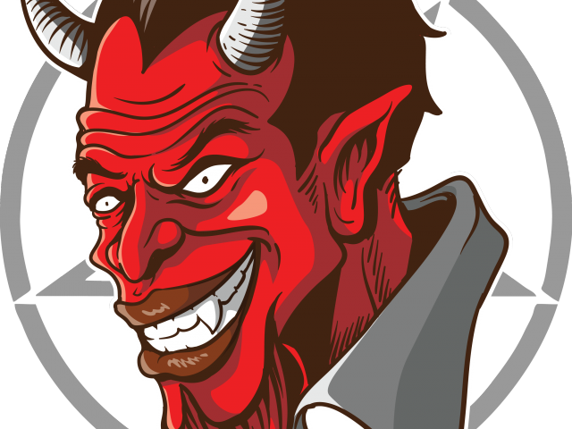 Demon Clipart Devil Face - Demonio Png (640x480), Png Download