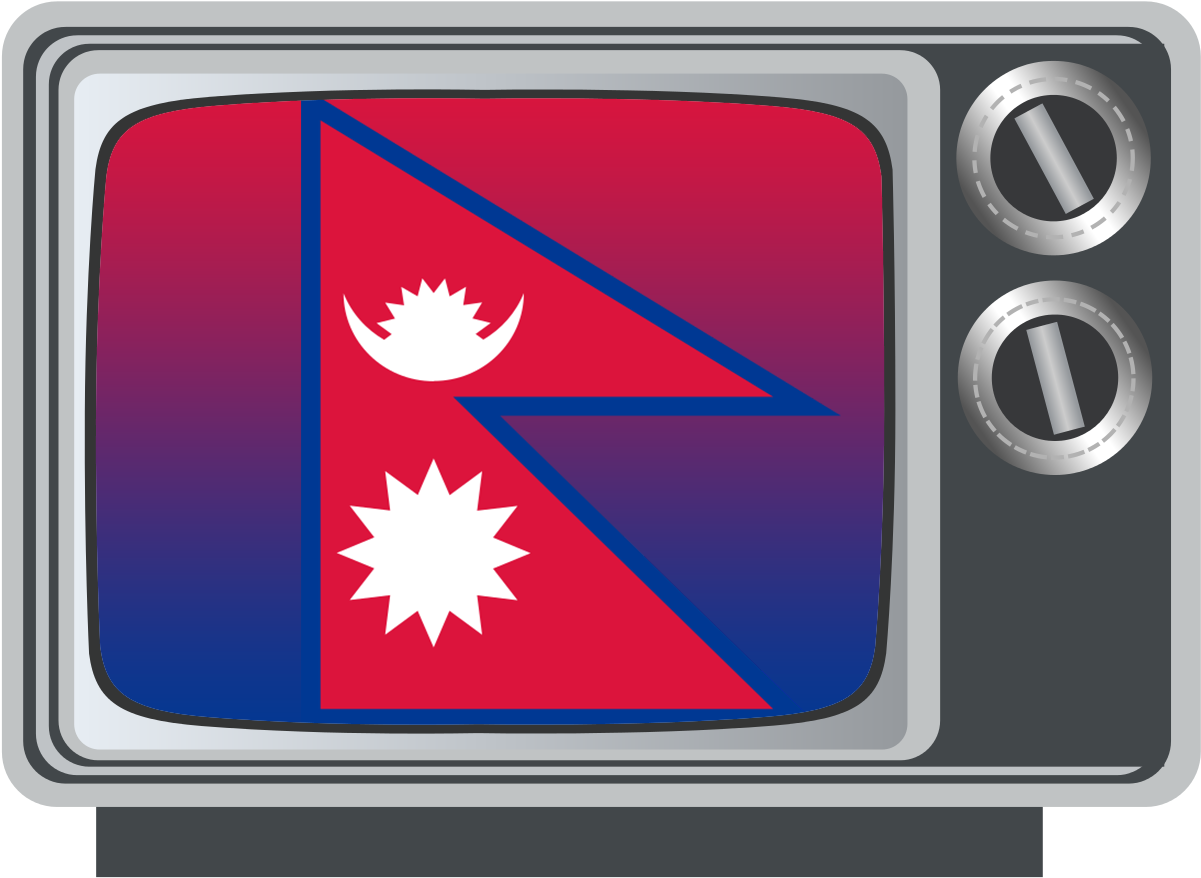 Nepal Flag On Tv - Old Television Black And White (1280x1024), Png Download