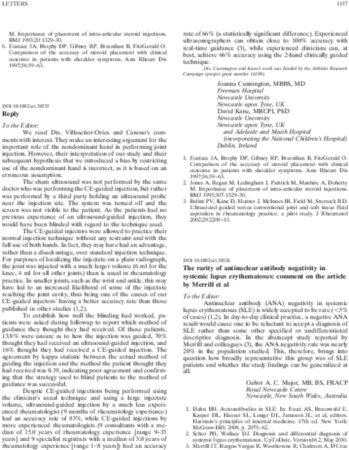 The Rarity Of Antinuclear Antibody Negativity In Systemic - Document (600x776), Png Download