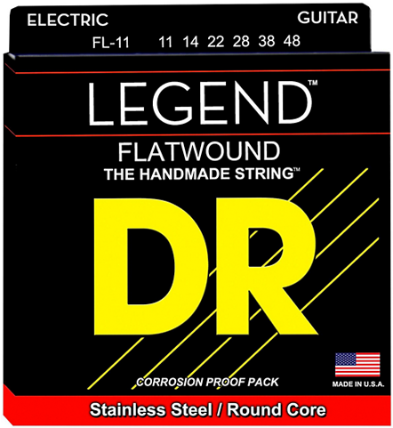Dr Strings Legend Extra Life Flatwound Electric Guitar - Multimedia Software (976x500), Png Download