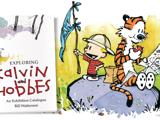 Calvin And Hobbes Clipart Calivin - Happy Calvin And Hobbes (640x480), Png Download