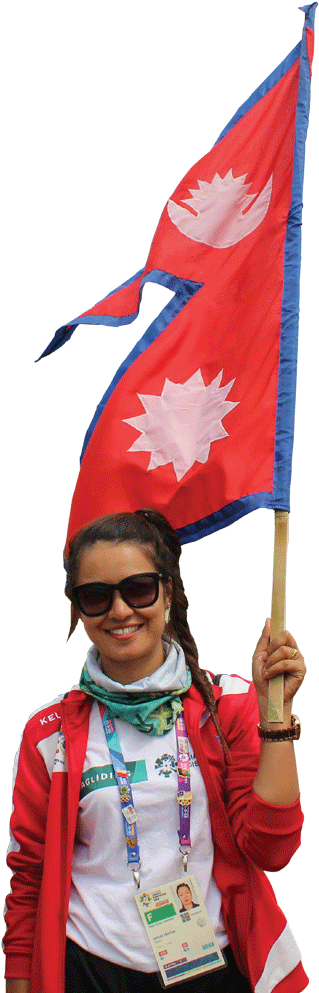 Indonesia From 18 August 2018 To 2 September 2018, - Flag (400x1015), Png Download