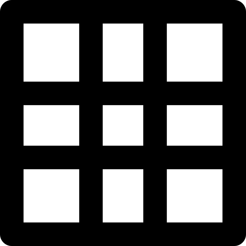 Square Grid Comments - Hamburger Menu Kebab Menu (980x980), Png Download