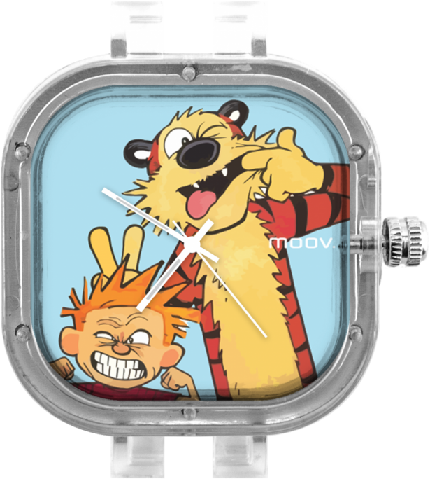 Moov Calvin And Hobbes T-8913 - Calvin And Hobbes Funnies (1000x1000), Png Download