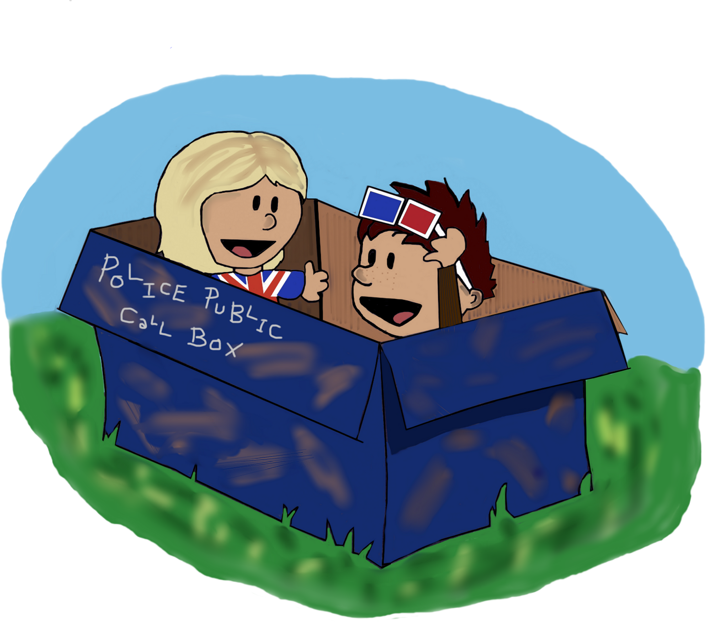 Geek Crafts, Calvin And Hobbes, Doctor Who, Random - Cartoon (2400x3200), Png Download