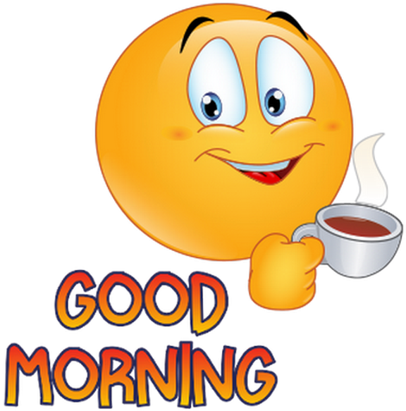 Emoji World Good Morning - Smiley (618x618), Png Download