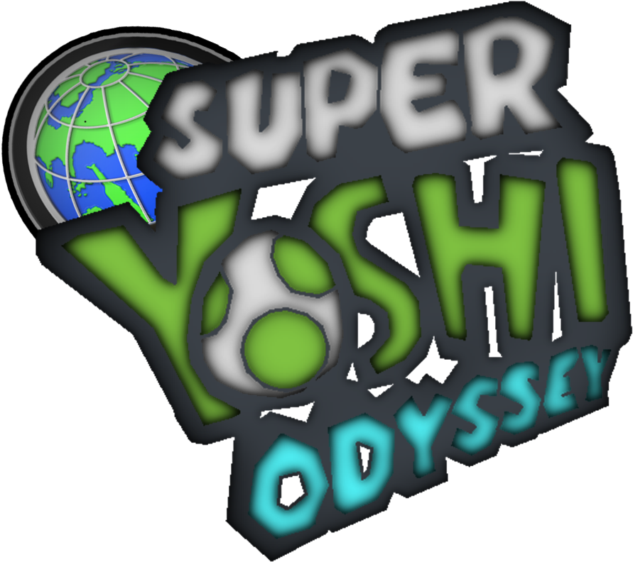 Super Yoshi Odyssey Logo (989x902), Png Download