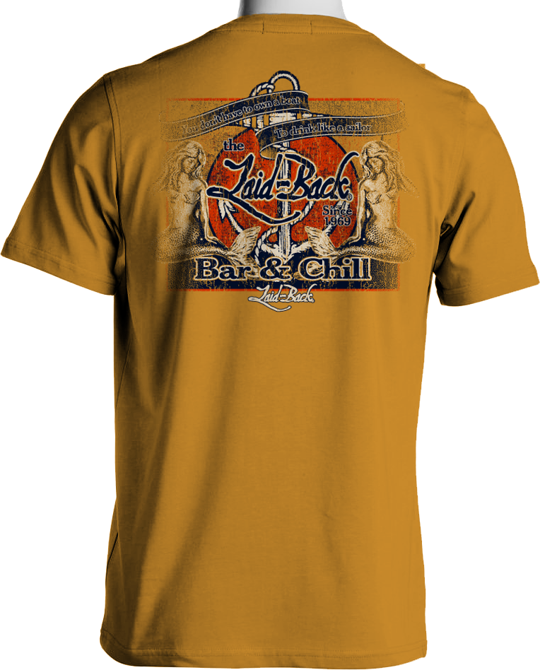 Bar & Chill Men's Chill T Shirt - Beach T Shirts Mens (764x948), Png Download