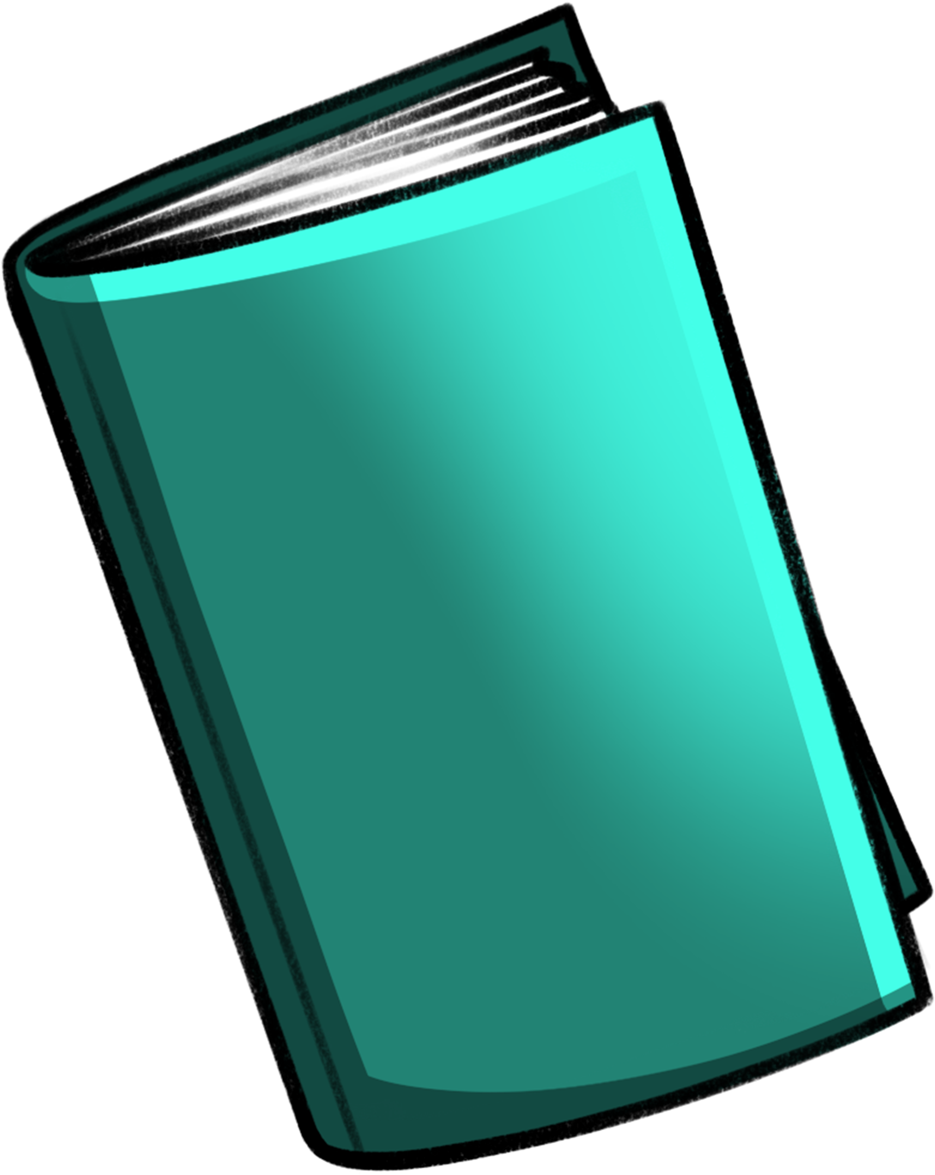 Closed Book Clipart (2500x2500), Png Download