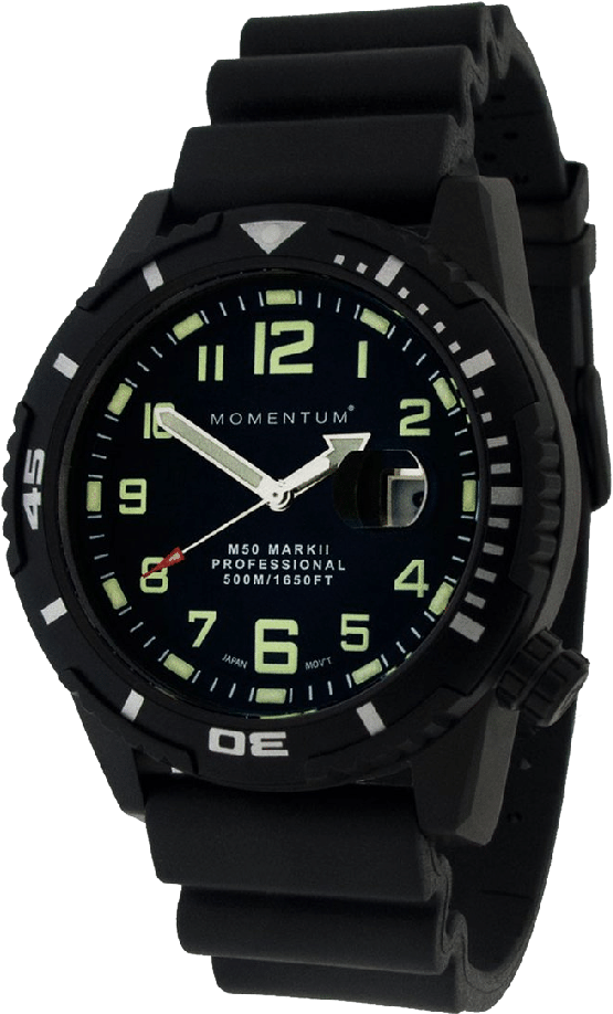 M50markii Rubber Black - Relojes Fossil Hombre Negro (1000x1000), Png Download