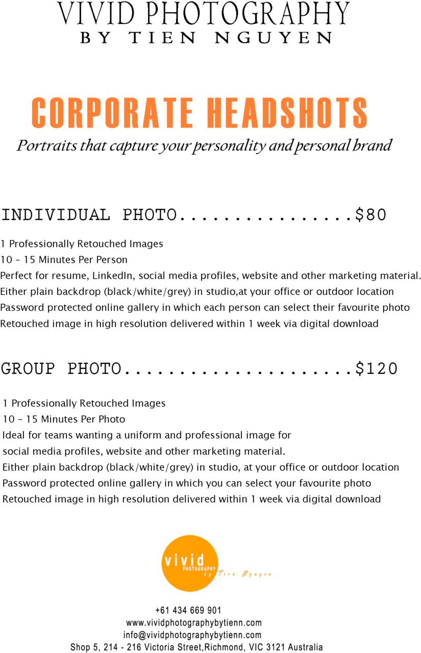 Corporate Headshots Price (1000x1429), Png Download